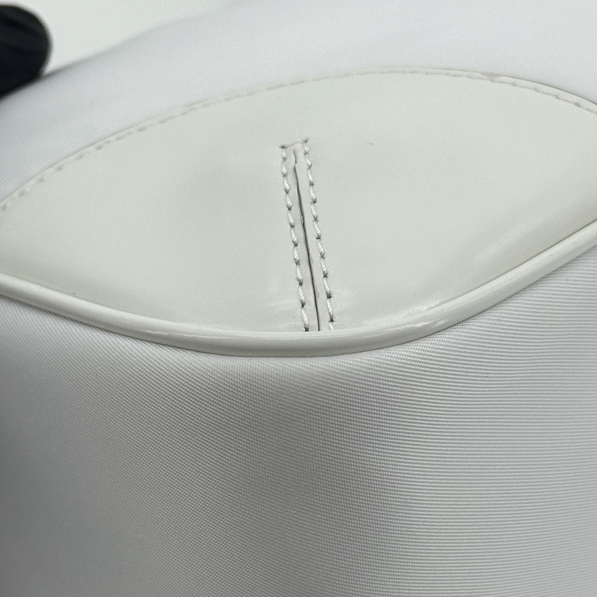 Prada Re-Edition 2004 Nylon And Leather White Nylon Shoulder Bag Bag (Pre-Owned)