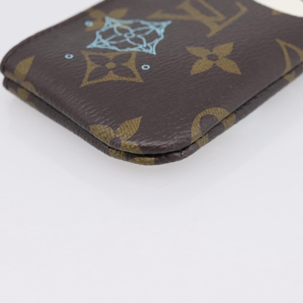 Louis Vuitton Pochette Clés Monogram Vivienne Brown Canvas Wallets Accessory (Pre-Owned)
