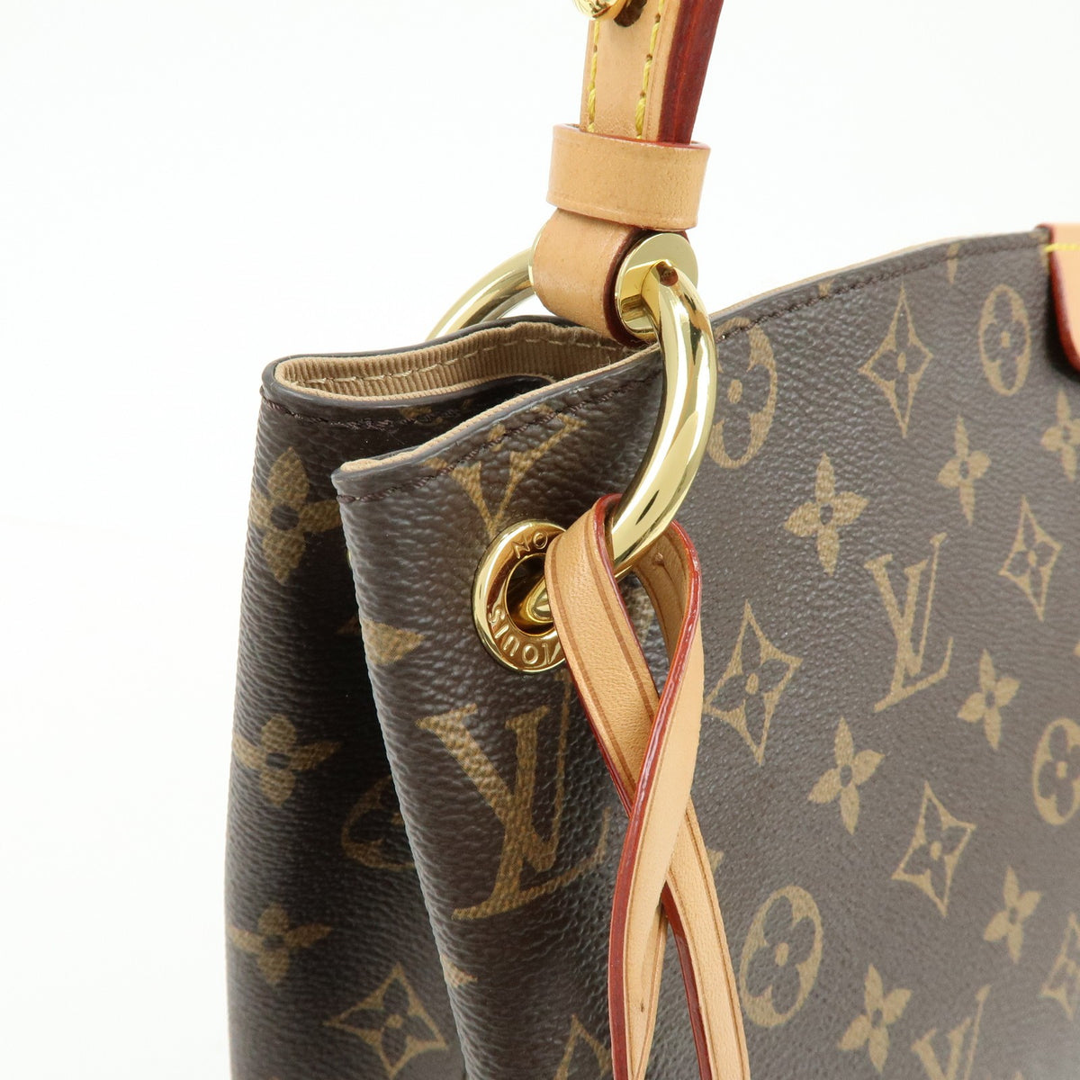 Louis Vuitton Graceful Monogram Canvas Brown Canvas Handbag (Pre-Owned)