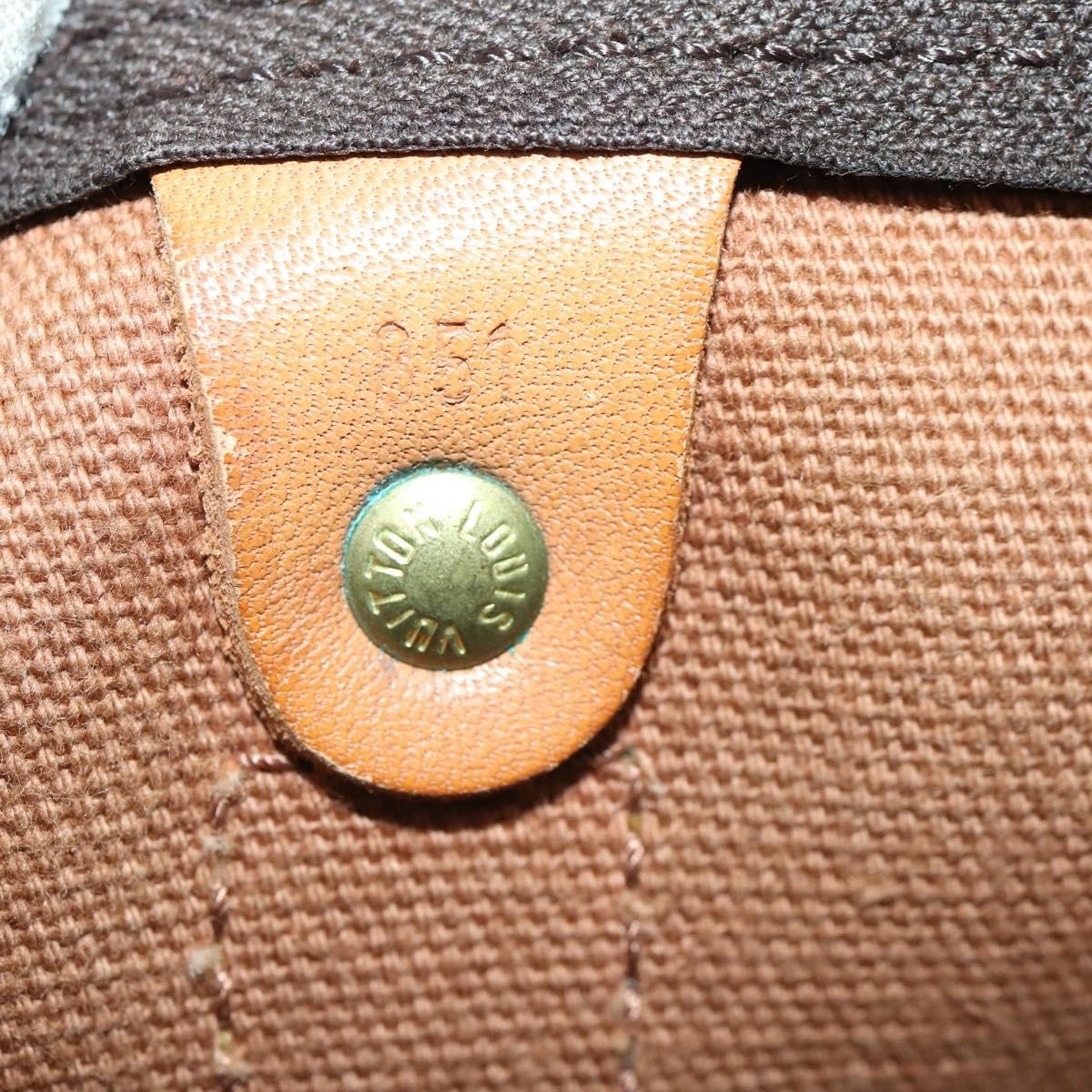 Louis Vuitton Keepall Monogram Canvas Brown Canvas Travel Bag Bag (Pre-Owned)