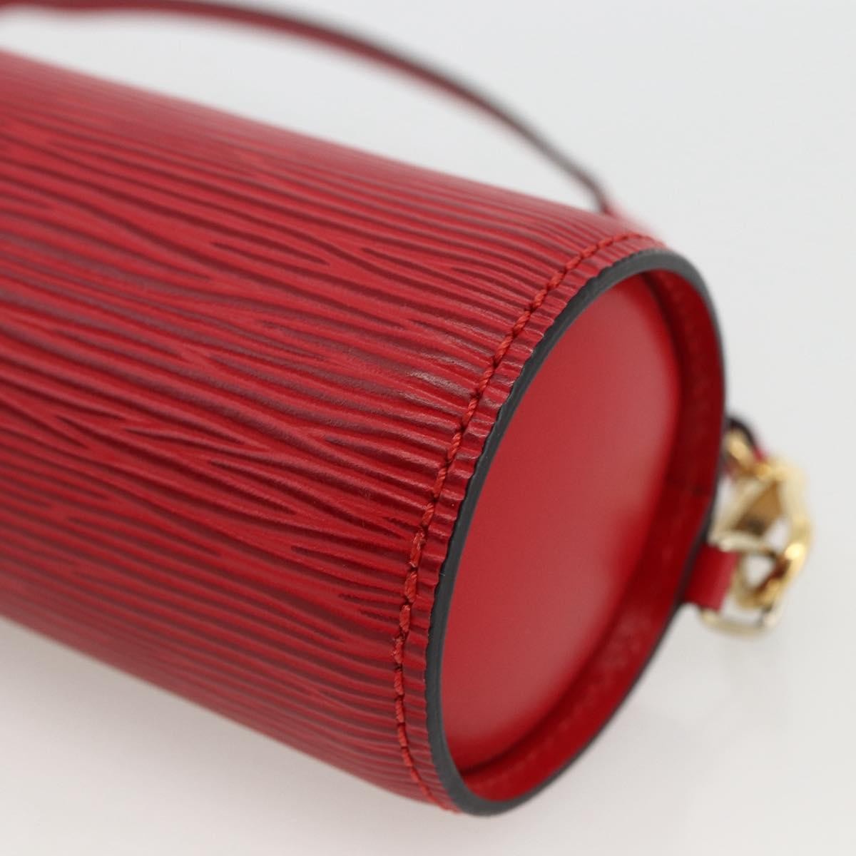 Louis Vuitton Soufflot Pochette Epi Leather Red Leather Clutche & Pouche Bag (Pre-Owned)