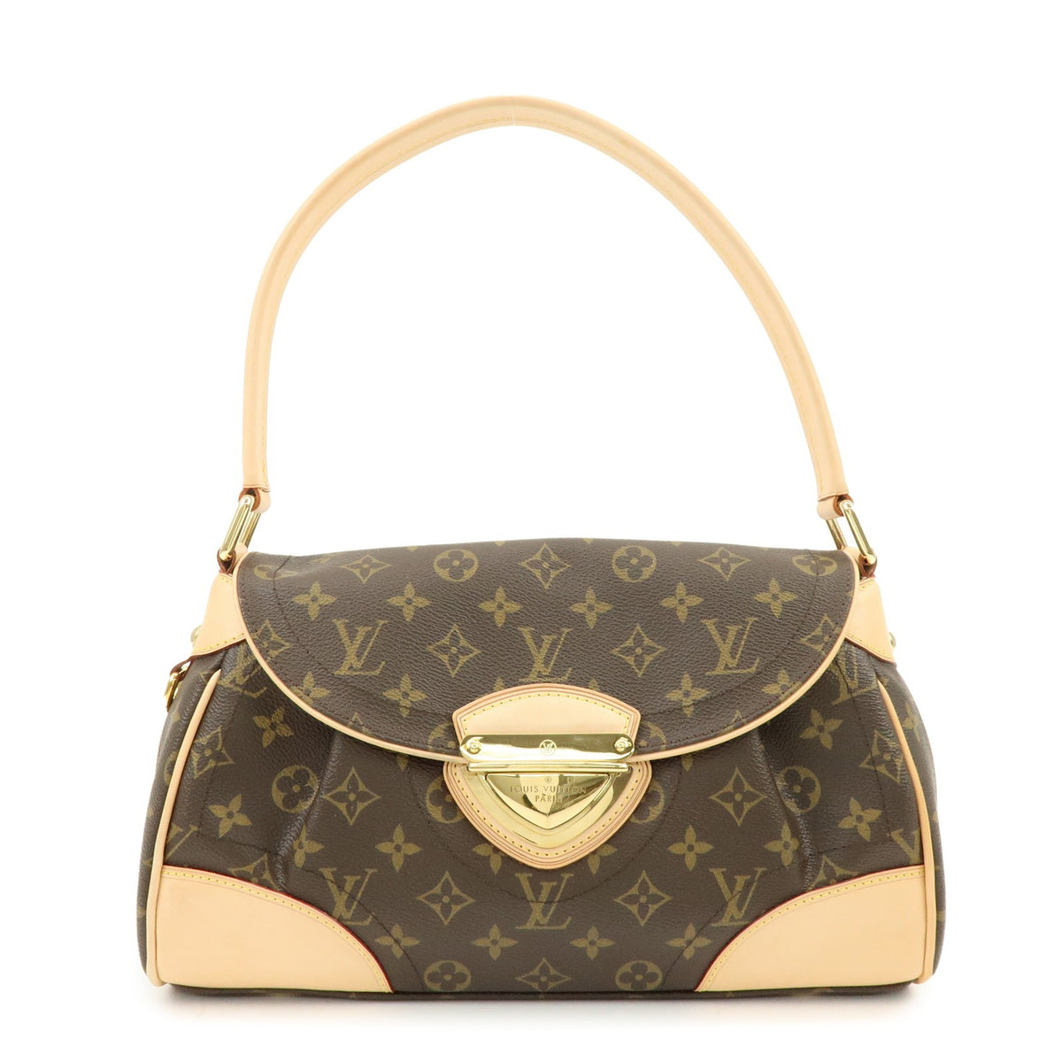 Louis Vuitton Beverly Monogram Canvas Brown Canvas Handbag (Pre-Owned)
