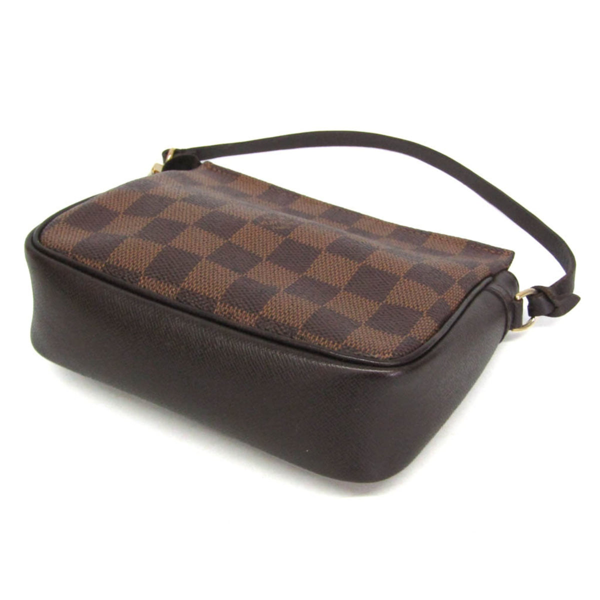 Louis Vuitton Trousse Make Up Damier Canvas Brown Canvas Clutche & Pouche Bag (Pre-Owned)