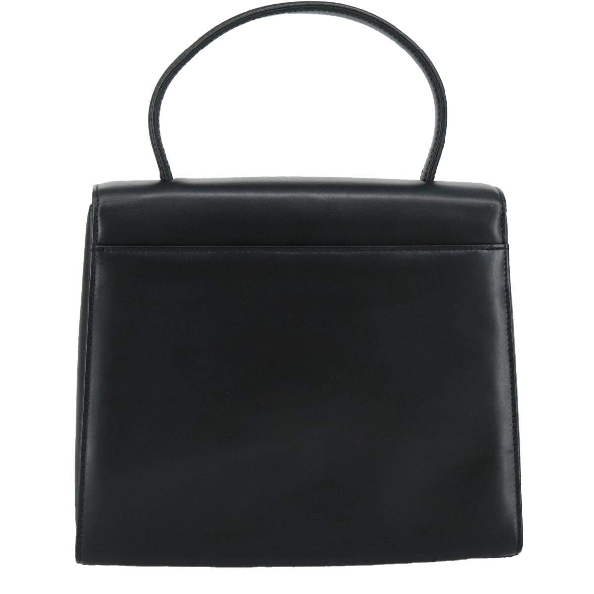 Givenchy Vintage Leather Black Leather Handbag (Pre-Owned)