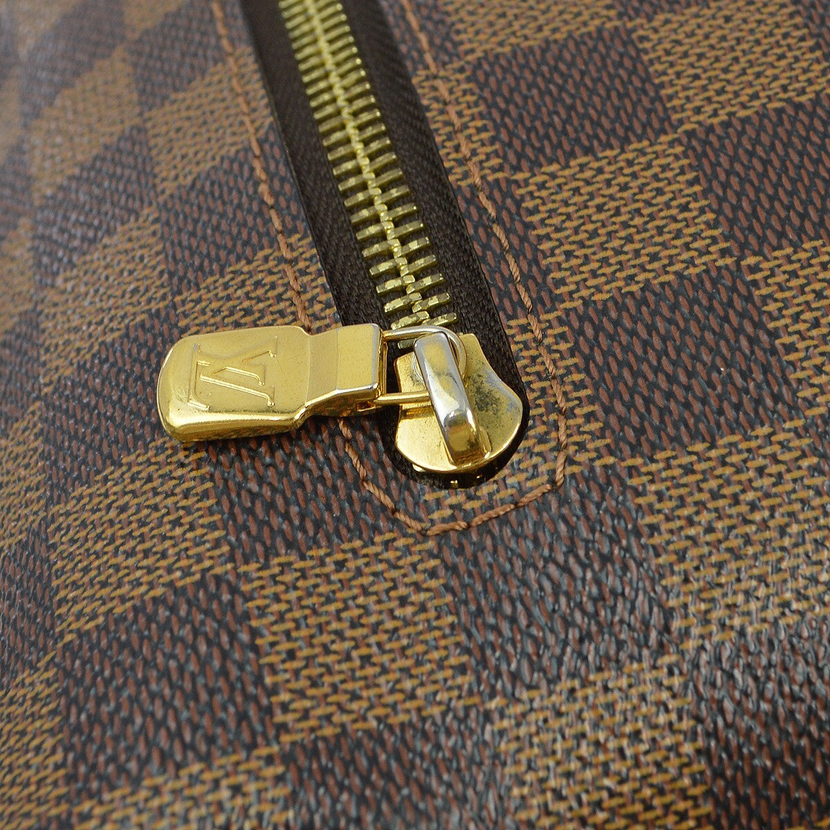 Louis Vuitton Brooklyn Damier Ebene Brown Canvas Shoulder Bag Bag (Pre-Owned)