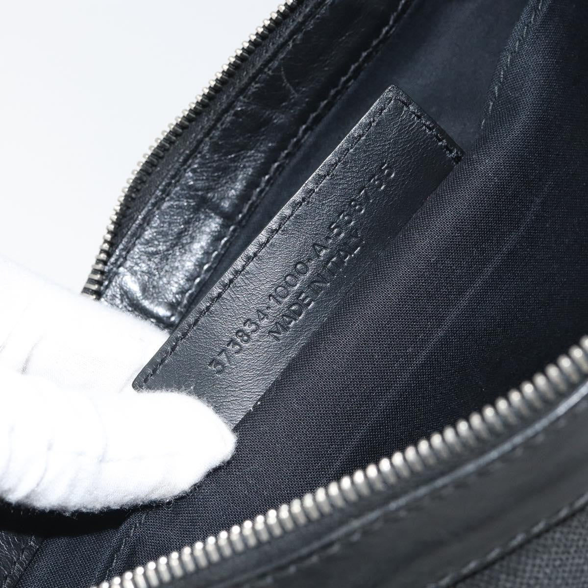 Balenciaga Navy Zip Canvas And Leather Black Canvas Clutche & Pouche Bag (Pre-Owned)