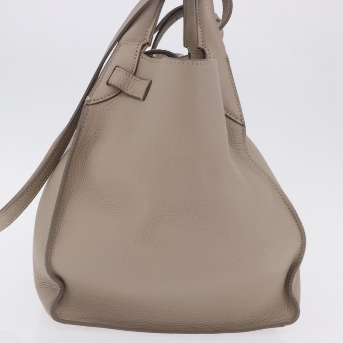 Celine Big Grained Calfskin Beige Leather Handbag (Pre-Owned)