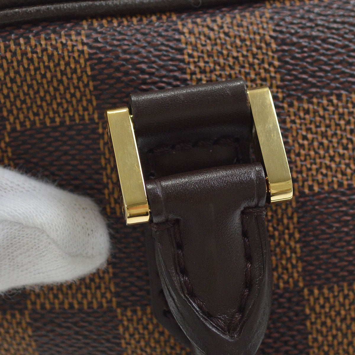 Louis Vuitton Brera Damier Brown Canvas Handbag (Pre-Owned)