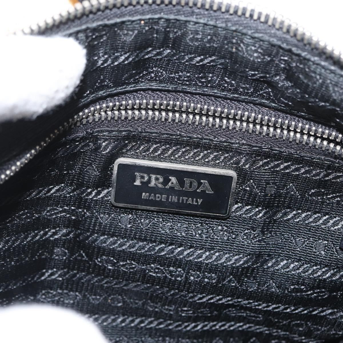 Prada Vintage Tessuto Black Nylon Shoulder Bag Bag (Pre-Owned)