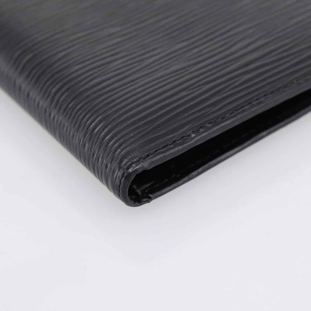 Louis Vuitton Marco Epi Leather Black Leather Wallets Accessory (Pre-Owned)