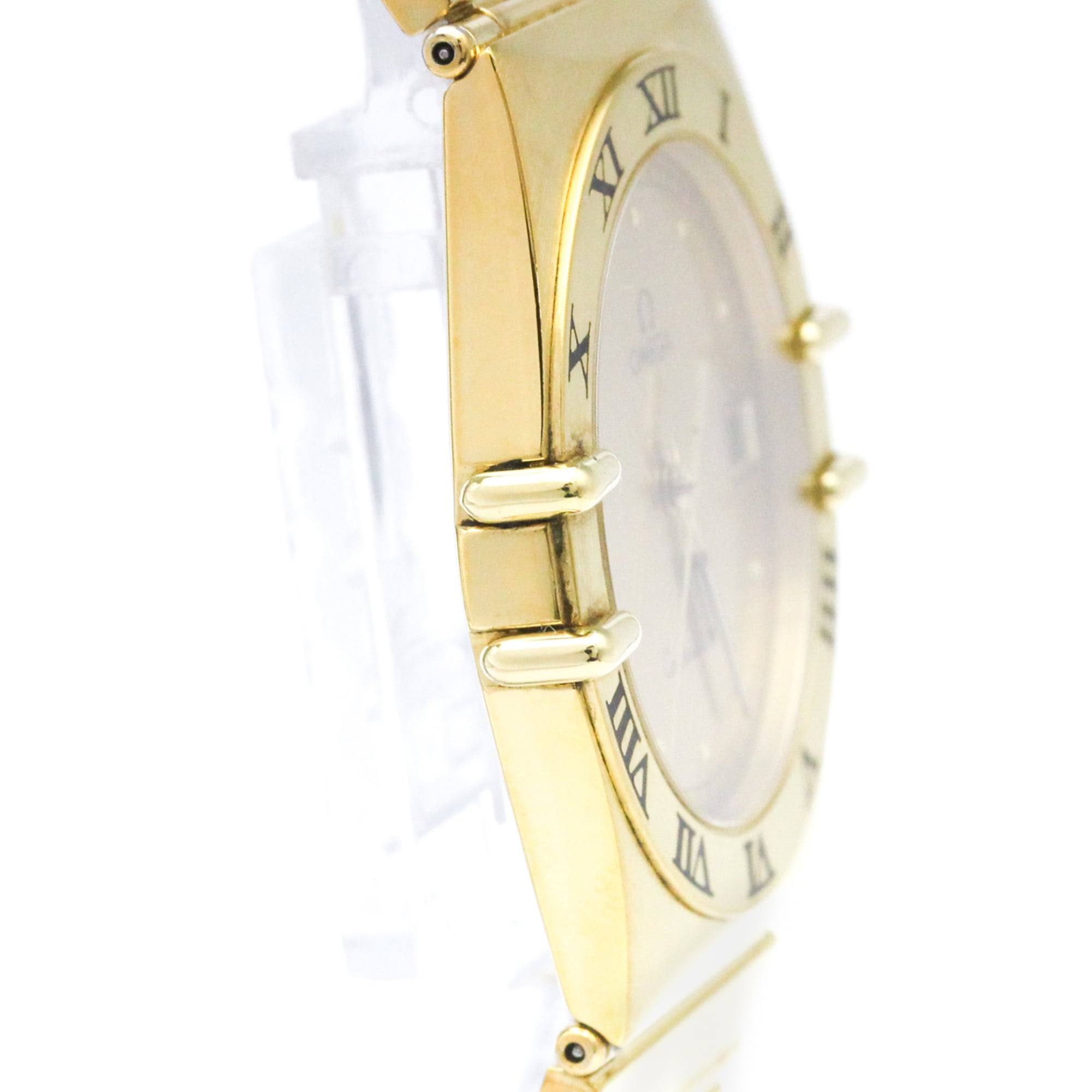 Omega Constellation Quartz Gold Plated Watch (Pre-Owned)