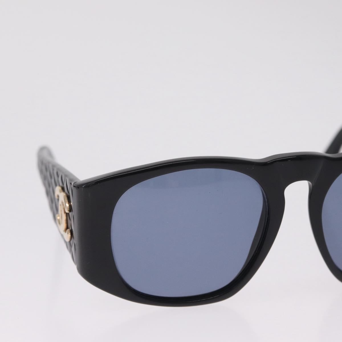 Chanel Cc Logo Matelasse Sunglasses Eye Wear Plastic Black Plastic Sunglasse Accessory (Pre-Owned)