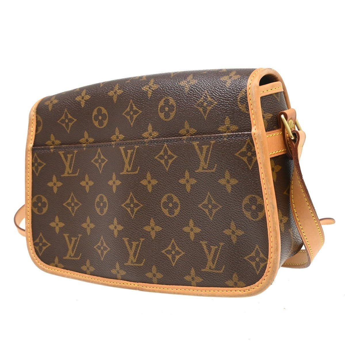 Louis Vuitton Sologne Monogram Canvas Brown Canvas Shoulder Bag Bag (Pre-Owned)