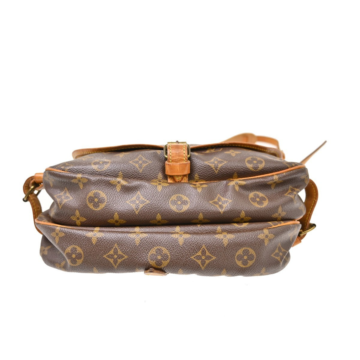 Louis Vuitton Saumur Canvas Brown Canvas Shoulder Bag Bag (Pre-Owned)