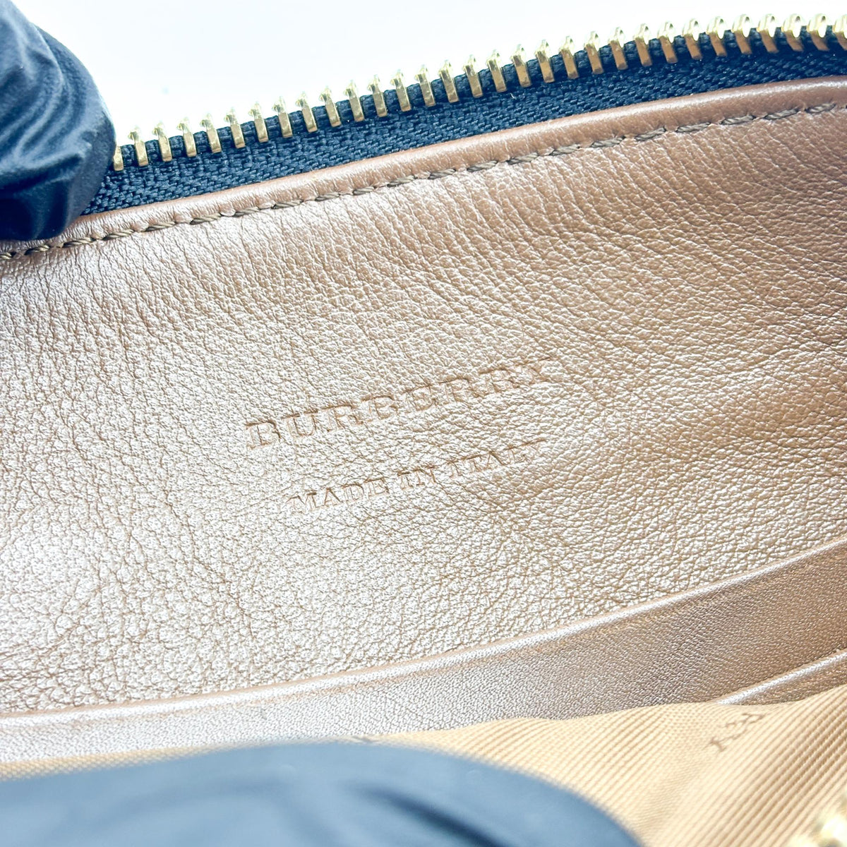 Burberry Peyton Crossbody Clutch Haymarket Coated Canvas Brown Canvas Crossbody Bag Bag (Pre-Owned)