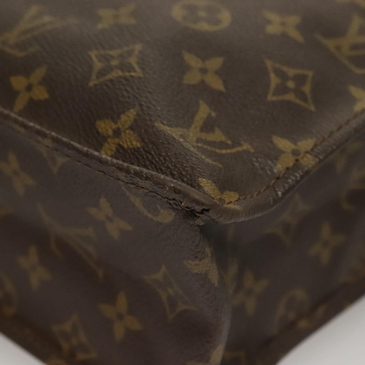 Louis Vuitton Vintage Sac Plat Monogram Canvas Brown Canvas Handbag (Pre-Owned)