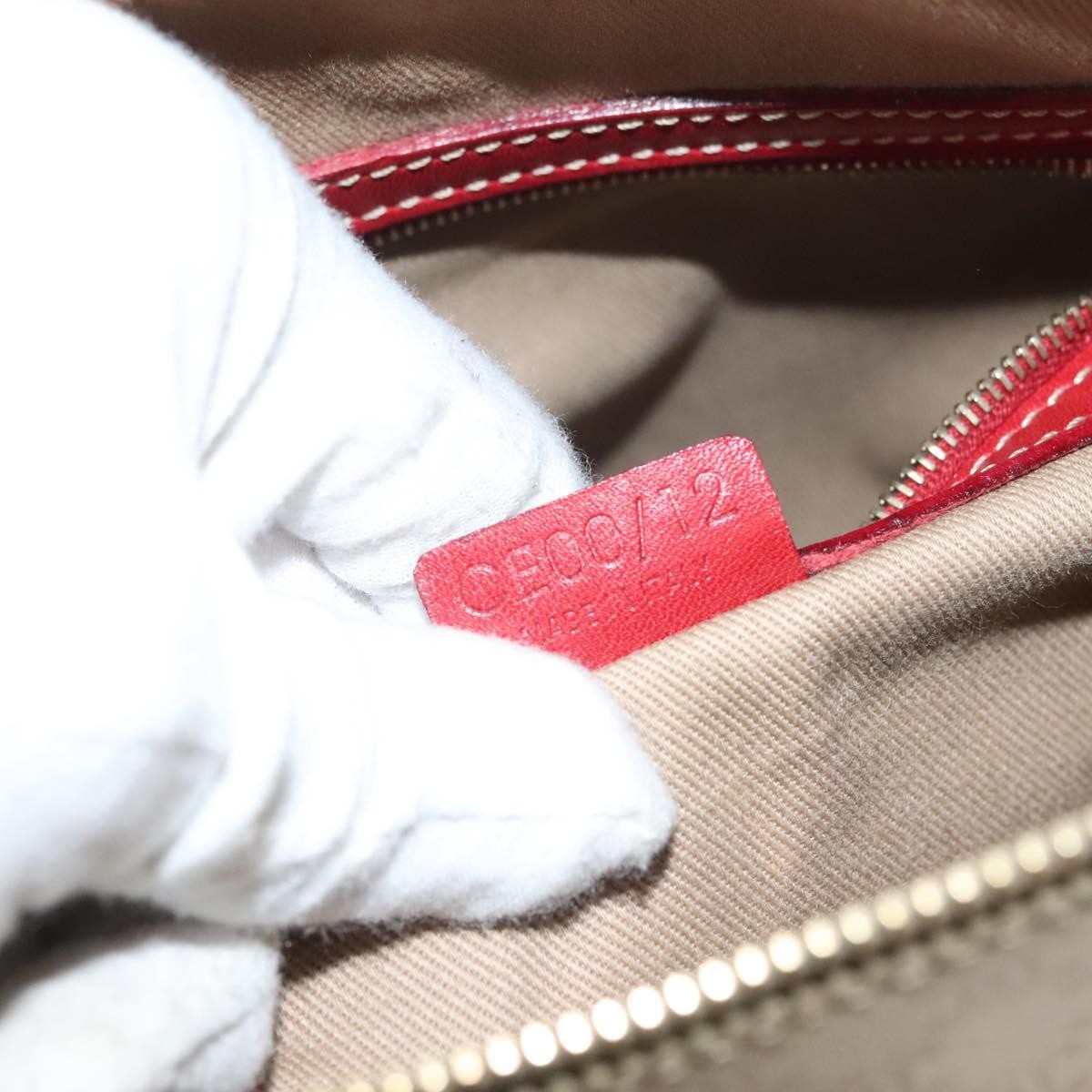 Celine Vintage Macadam Canvas And Leather Beige Canvas Bag (Pre-Owned)