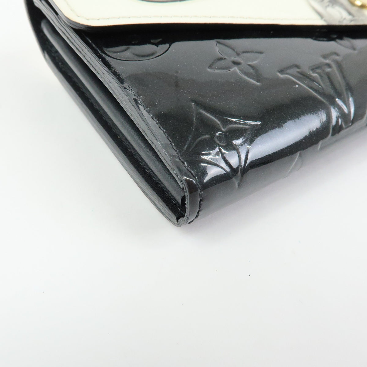 Louis Vuitton Sarah Wallet Nm Limited Edition Stickers Monogram Vernis Multicolour Patent_Leather Wallets Accessory (Pre-Owned)