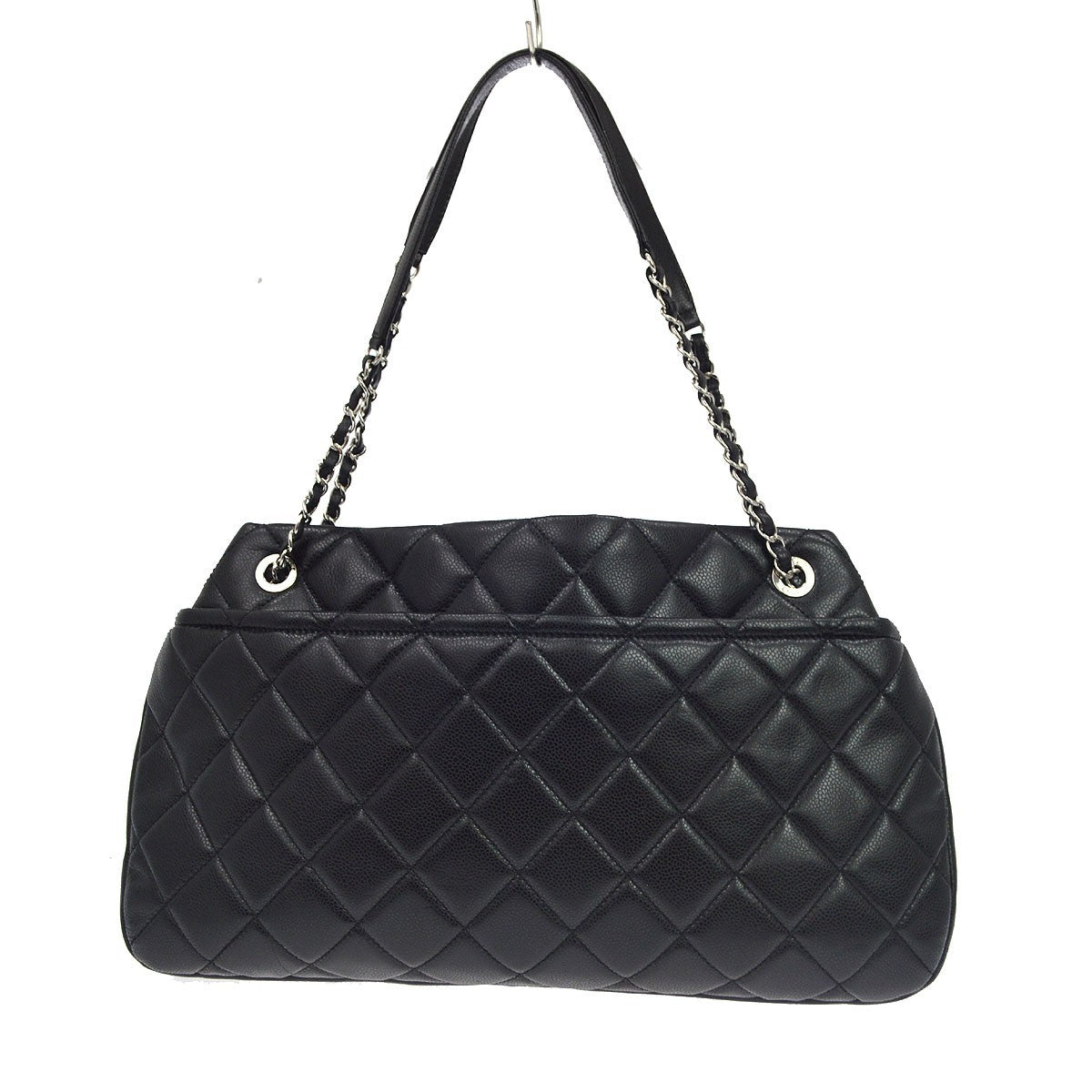 Chanel Timeless Cc Soft Caviar Black Leather Tote Bag Bag (Pre-Owned)