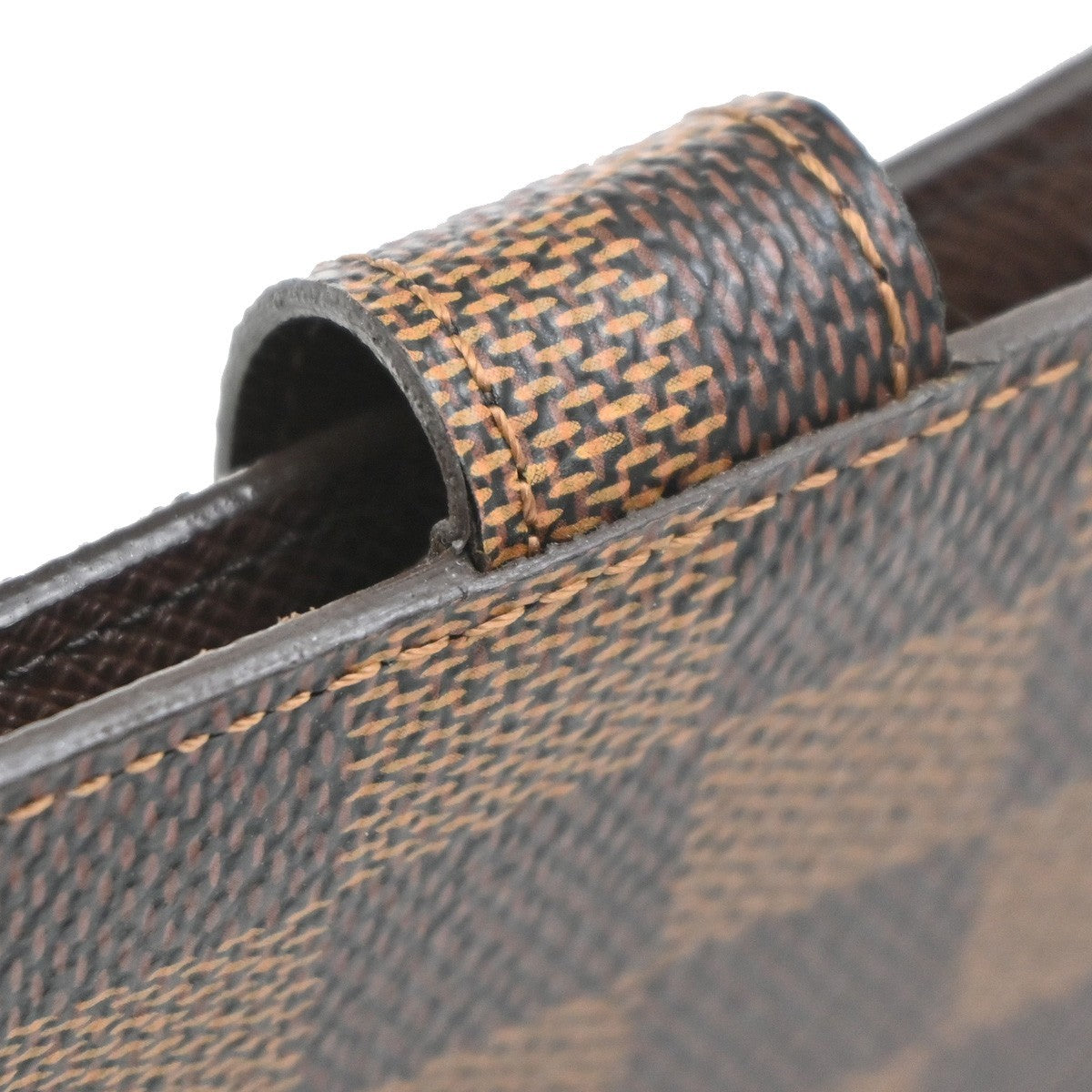 Louis Vuitton Ring Agenda Cover Damier Brown Canvas Briefcase Bag (Pre-Owned)