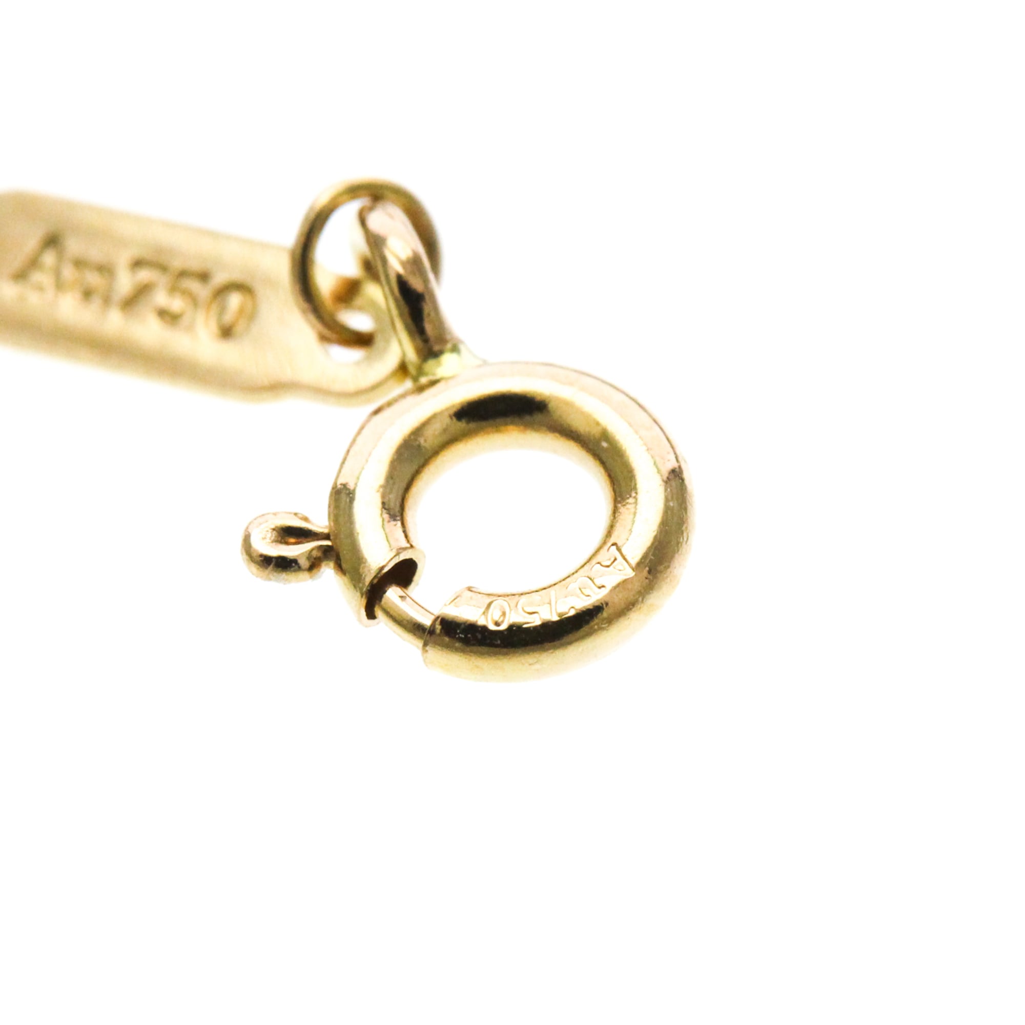 Tiffany & Co. T Smile Pendant 18K Rose Gold Pink Pink_Gold Necklace Jewelry (Pre-Owned)
