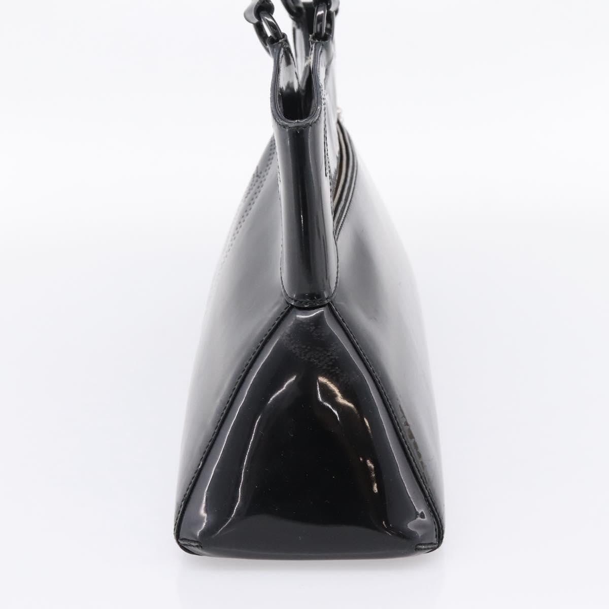 Cartier Marcello Patent Leather Black Patent_Leather Handbag (Pre-Owned)