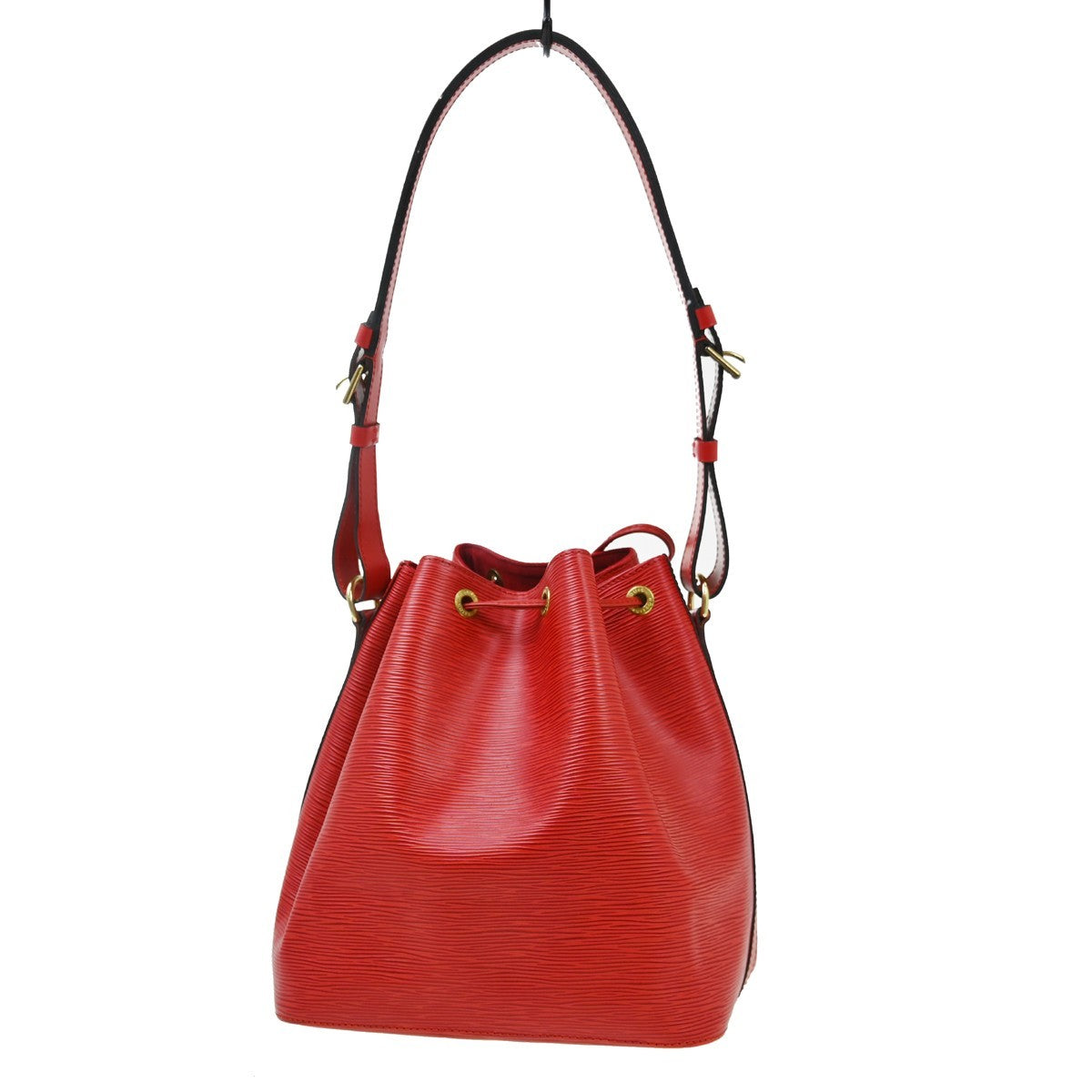 Louis Vuitton Petit Noe Epi Leather Red Leather Shoulder Bag Bag (Pre-Owned)