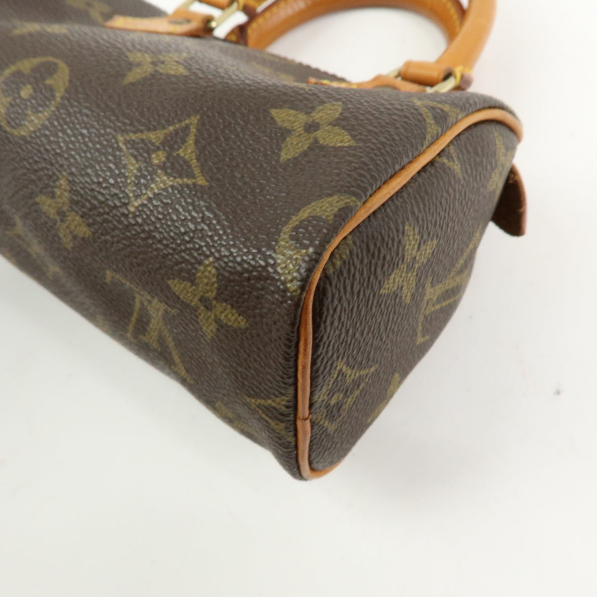 Louis Vuitton Speedy Mini Hl Monogram Canvas Brown Canvas Handbag (Pre-Owned)