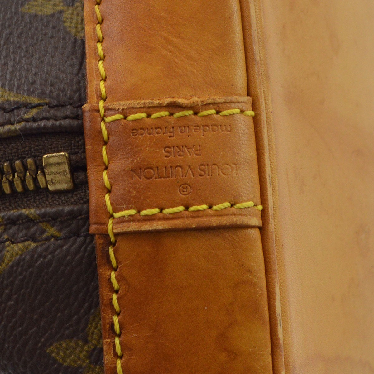 Louis Vuitton Alma Monogram Canvas Brown Canvas Handbag (Pre-Owned)
