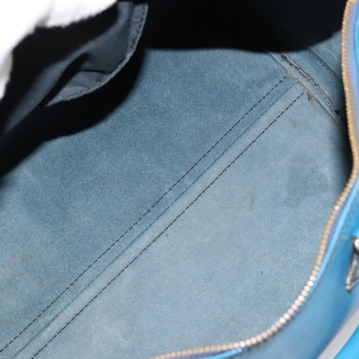 Louis Vuitton Speedy Epi Leather Blue Leather Handbag (Pre-Owned)