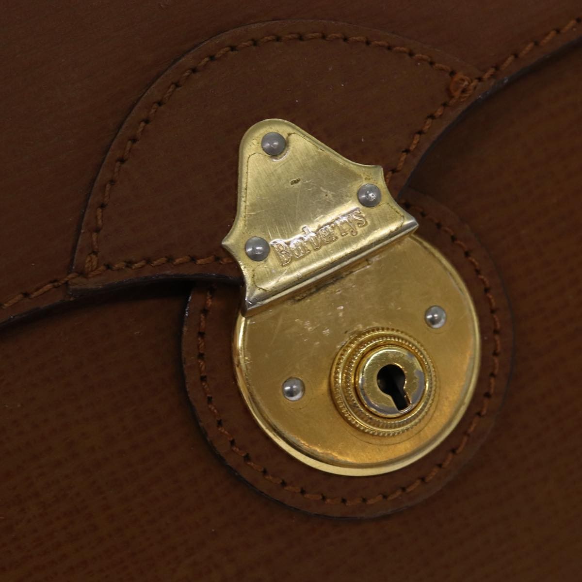 Burberry Vintage Leather Brown Leather Clutche & Pouche Bag (Pre-Owned)