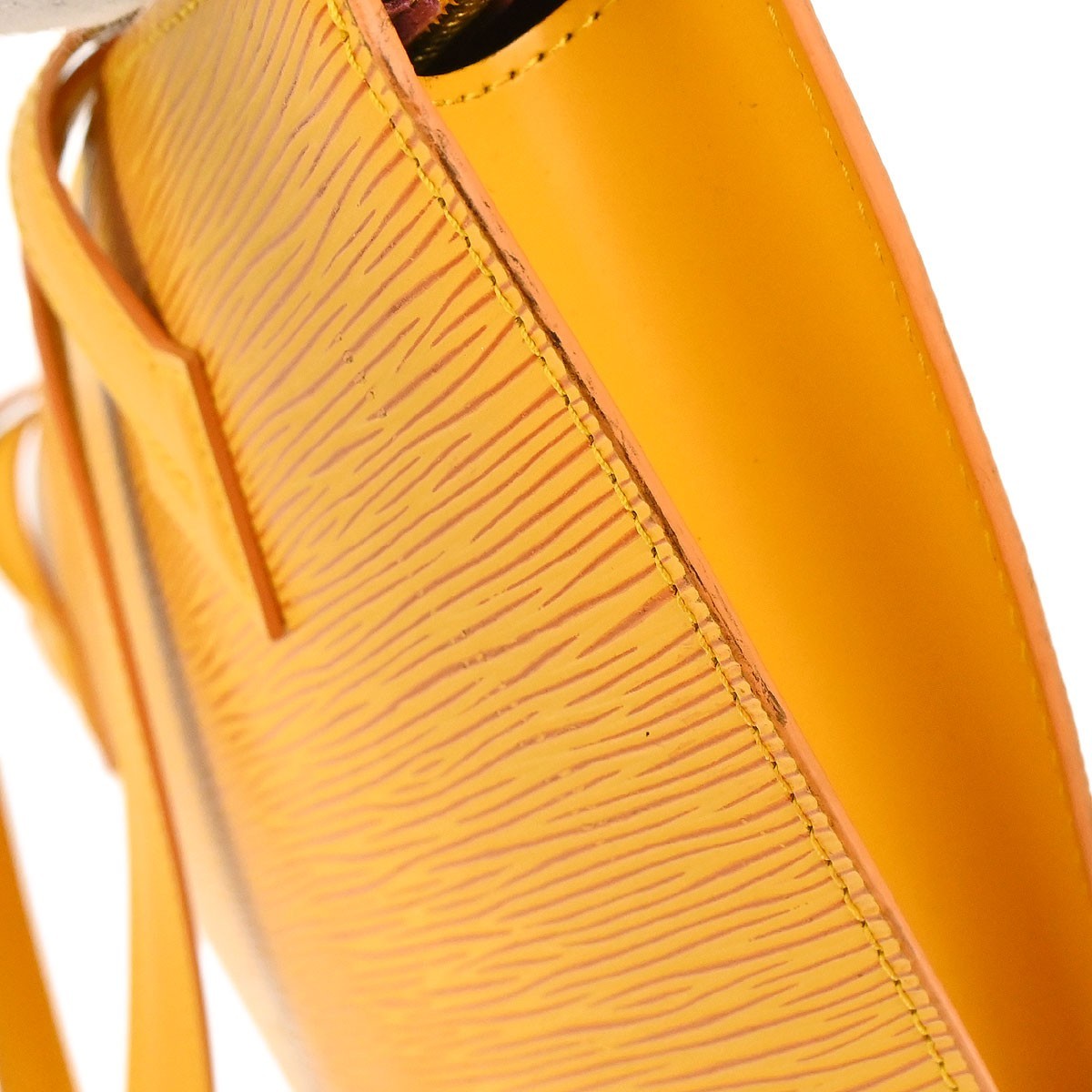 Louis Vuitton Saint Jacques Epi Leather Yellow Leather Shoulder Bag Bag (Pre-Owned)