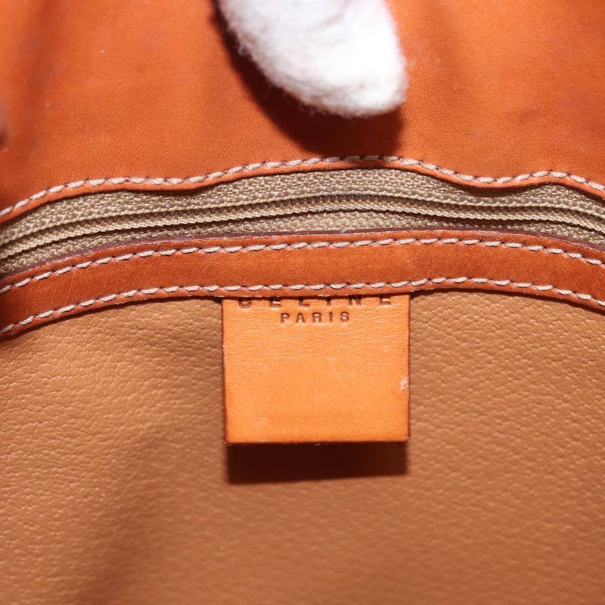Celine Vintage Macadam Canvas Brown Canvas Backpack Bag (Pre-Owned)
