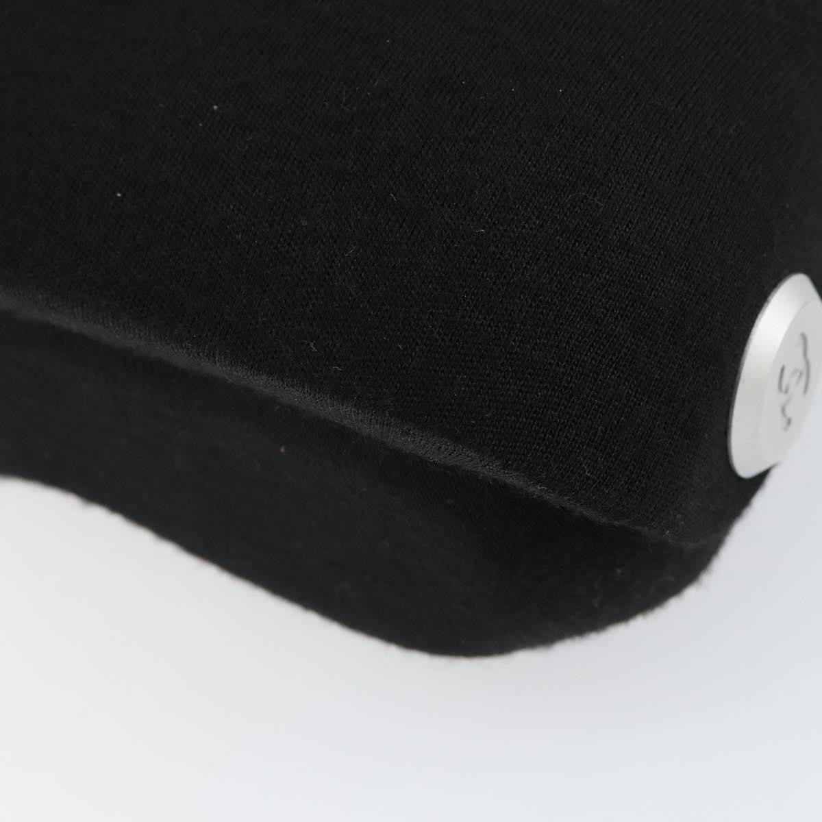 Chanel Millennium Jersey Black Cotton Shoulder Bag Bag (Pre-Owned)