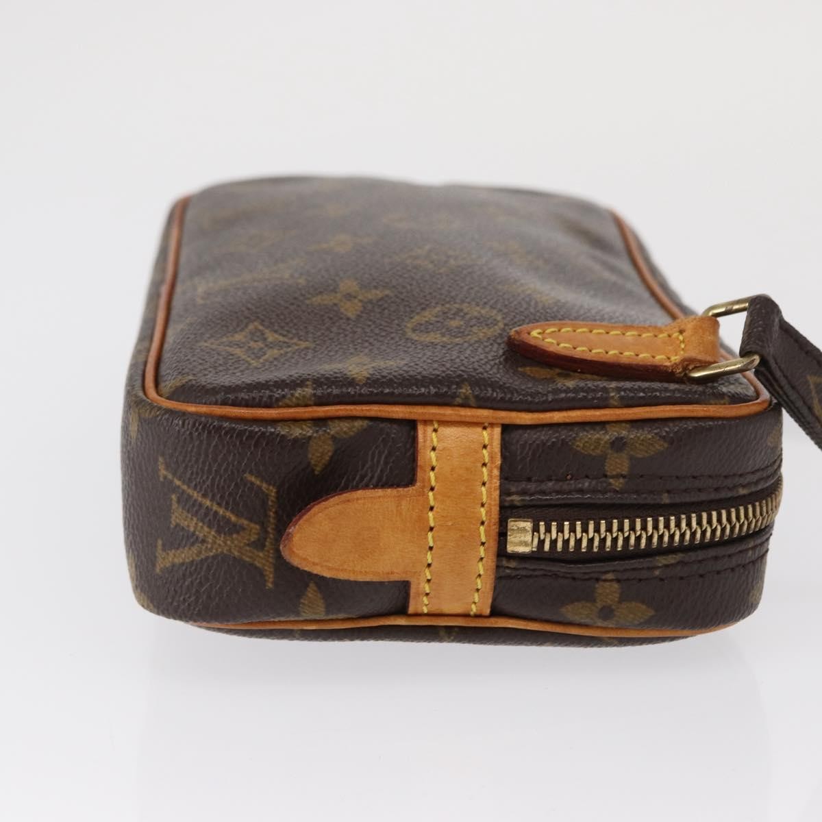 Louis Vuitton Pochette Marly Bandouliere Monogram Canvas Brown Canvas Handbag (Pre-Owned)