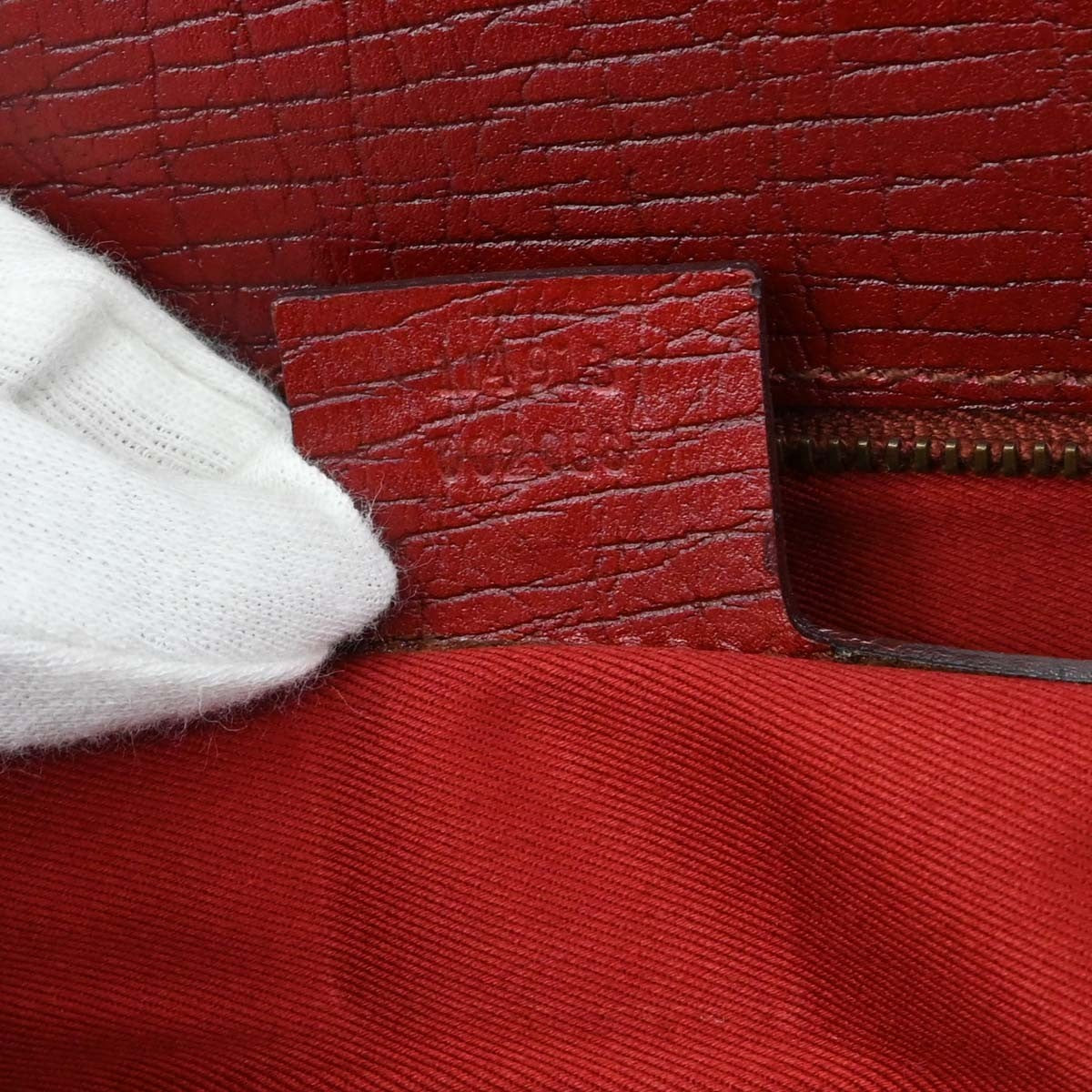 Gucci Horsebit Bracket Gg Canvas Red Canvas Tote Bag Bag (Pre-Owned)