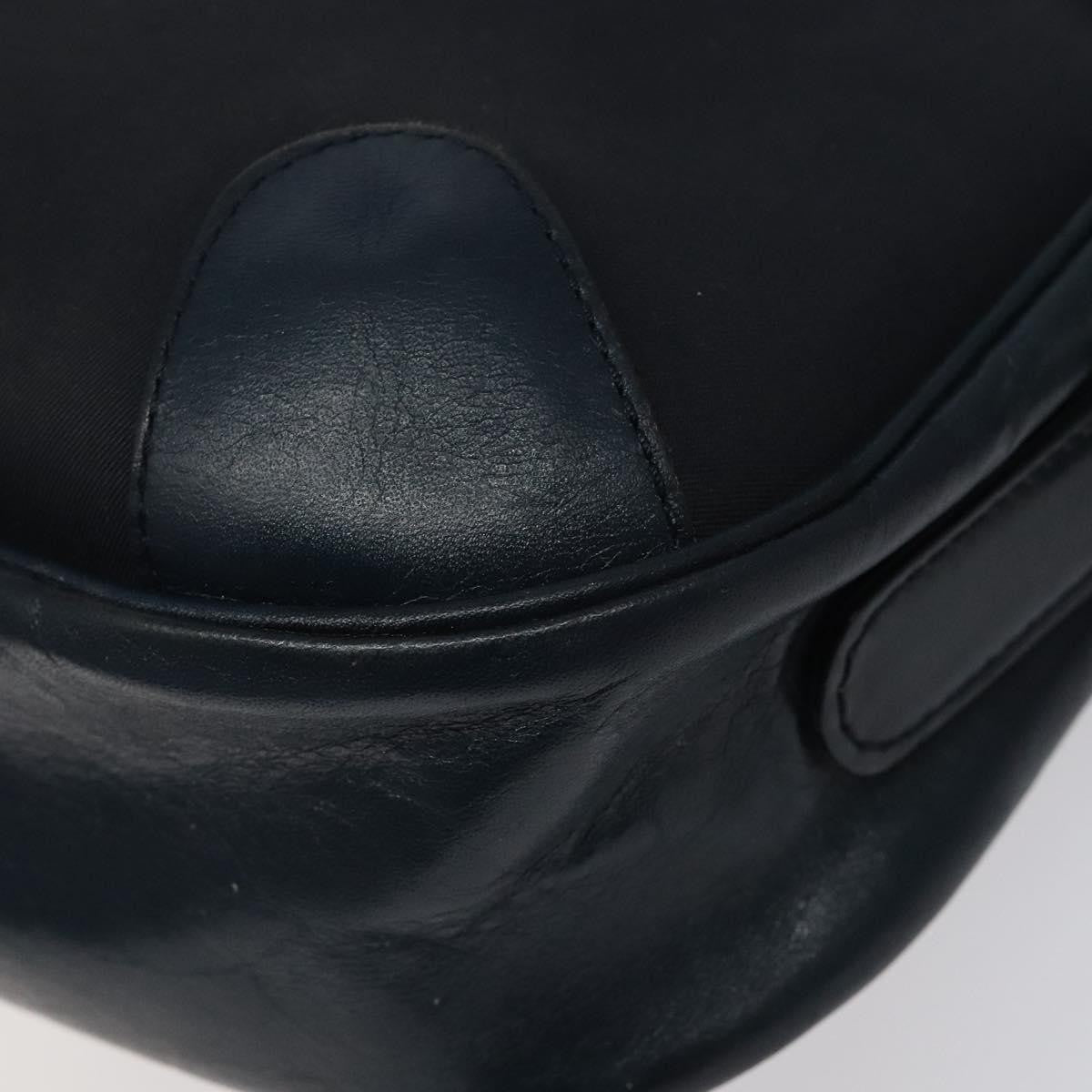 Burberry Vintage Canvas Navy Canvas Shoulder Bag Bag (Pre-Owned)
