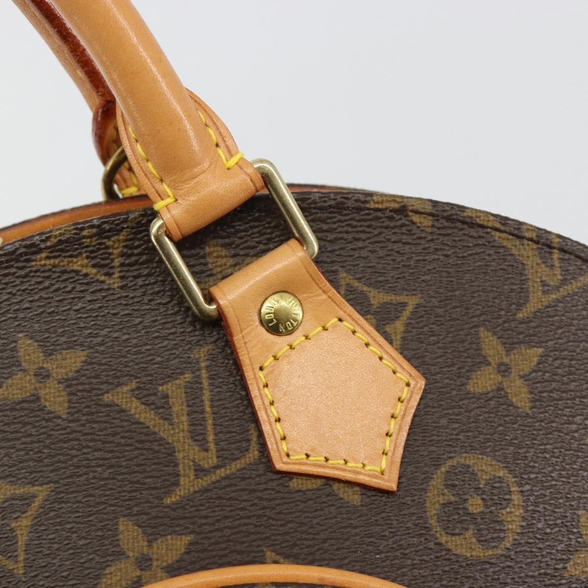 Louis Vuitton Ellipse Monogram Canvas Brown Canvas Handbag (Pre-Owned)