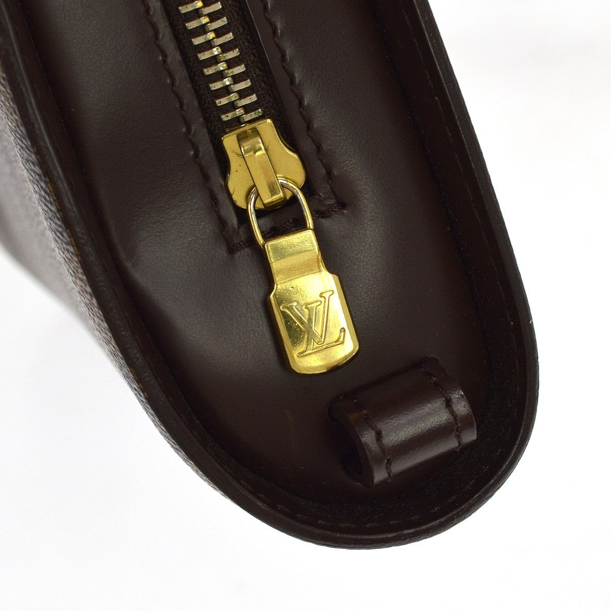 Louis Vuitton Pochette Saint Louis Damier Brown Canvas Clutche & Pouche Bag (Pre-Owned)