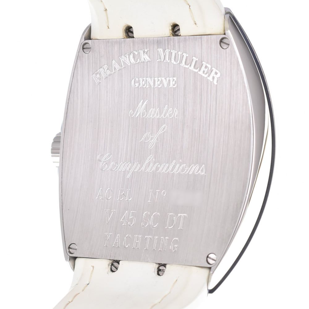 Franck Muller Vanguard Yachting Automatic Stainless Steel And Rubber Watch (Pre-Owned)
