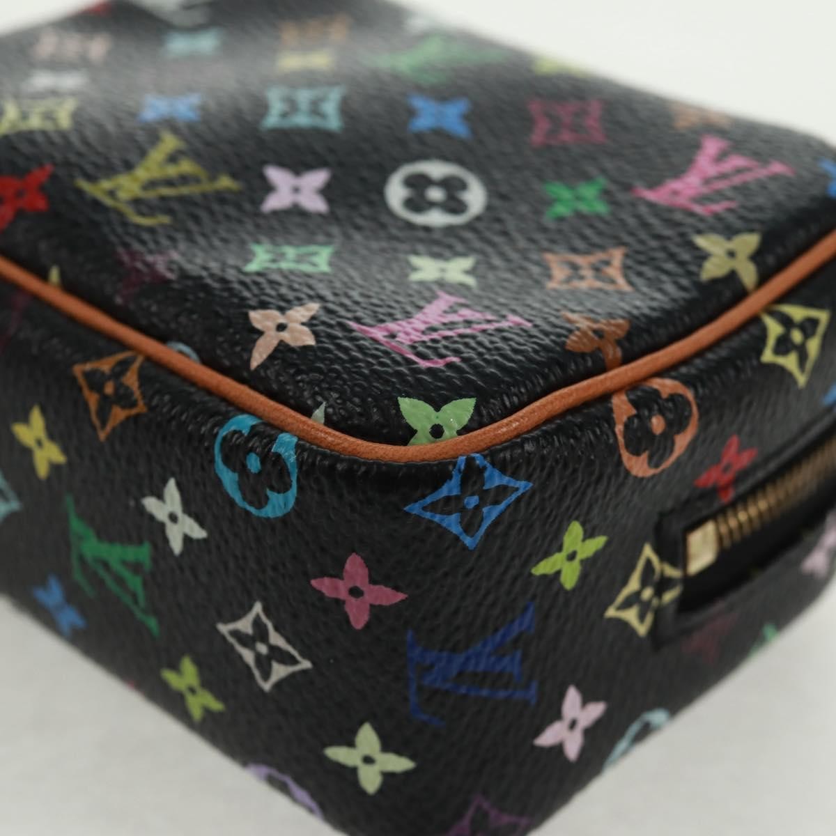 Louis Vuitton Wapity Trousse Monogram Multicolor Black Canvas Clutche & Pouche Bag (Pre-Owned)