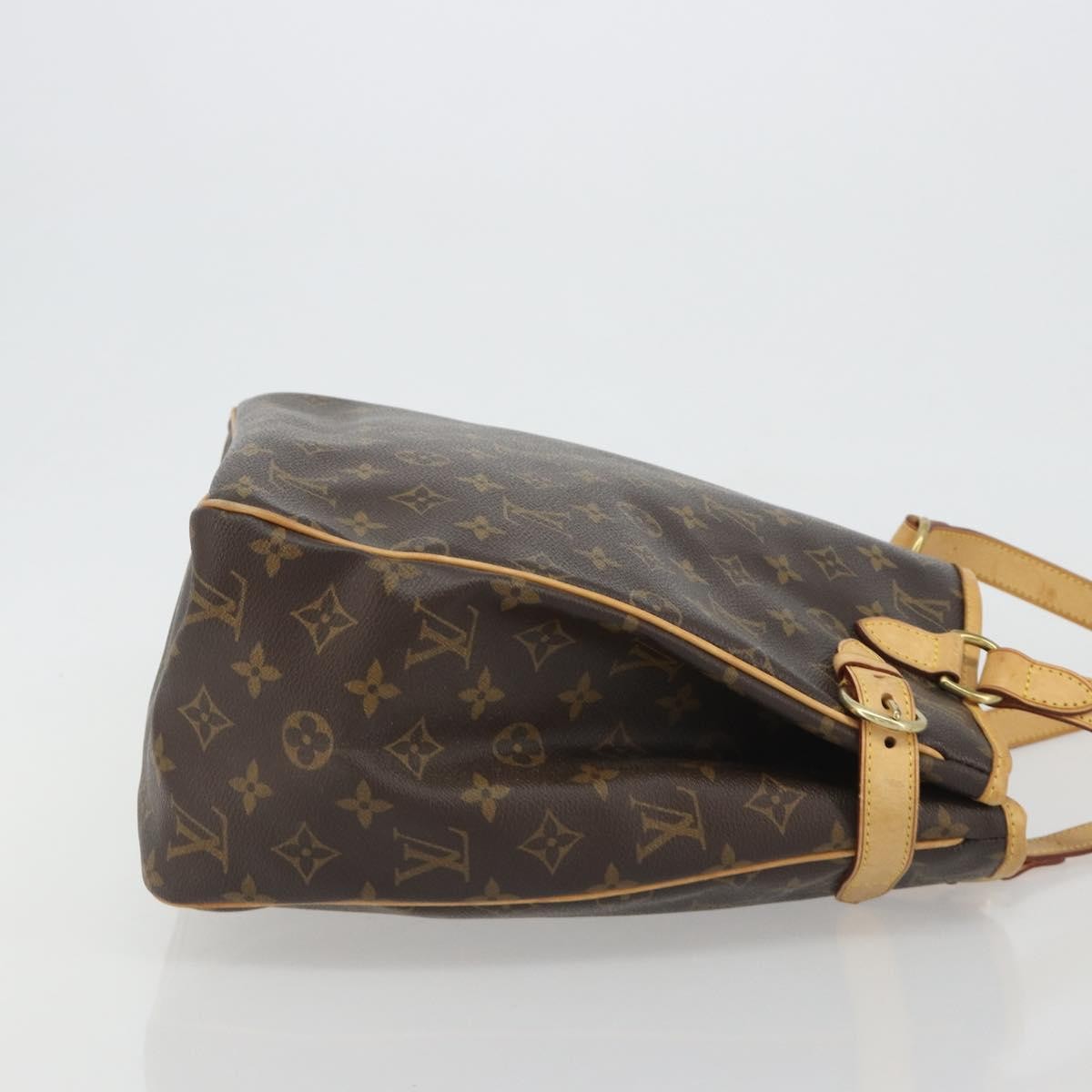 Louis Vuitton Batignolles Monogram Canvas Brown Canvas Shoulder Bag Bag (Pre-Owned)