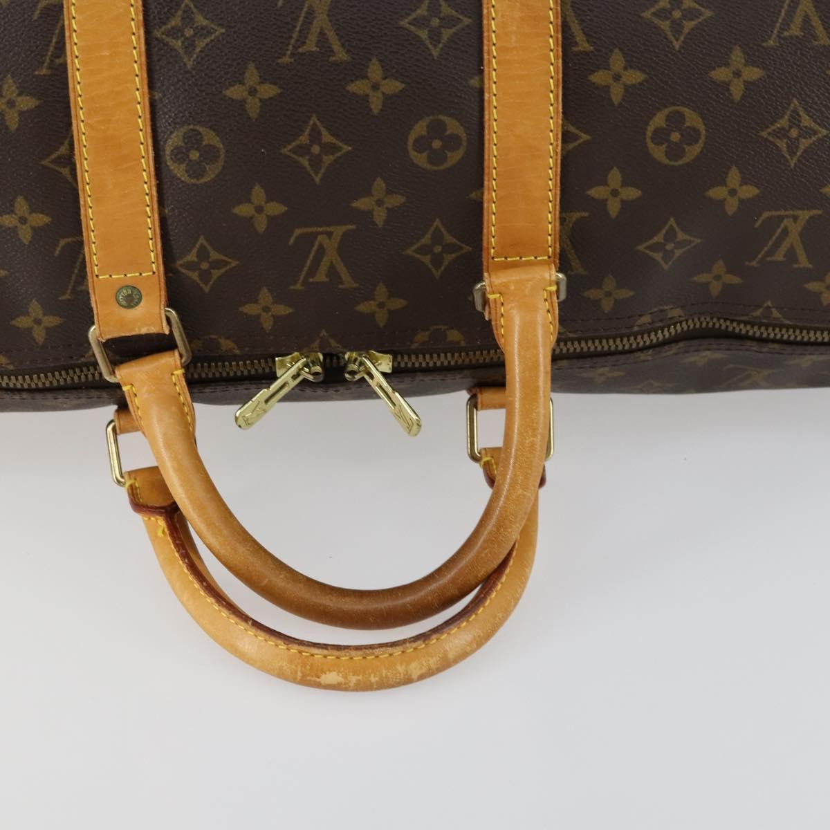 Louis Vuitton Keepall Monogram Canvas Brown Canvas Travel Bag Bag (Pre-Owned)