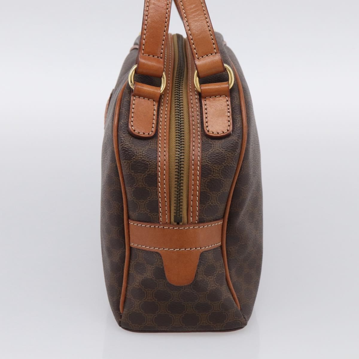 Celine C Macadam Canvas Brown Canvas Handbag (Pre-Owned)