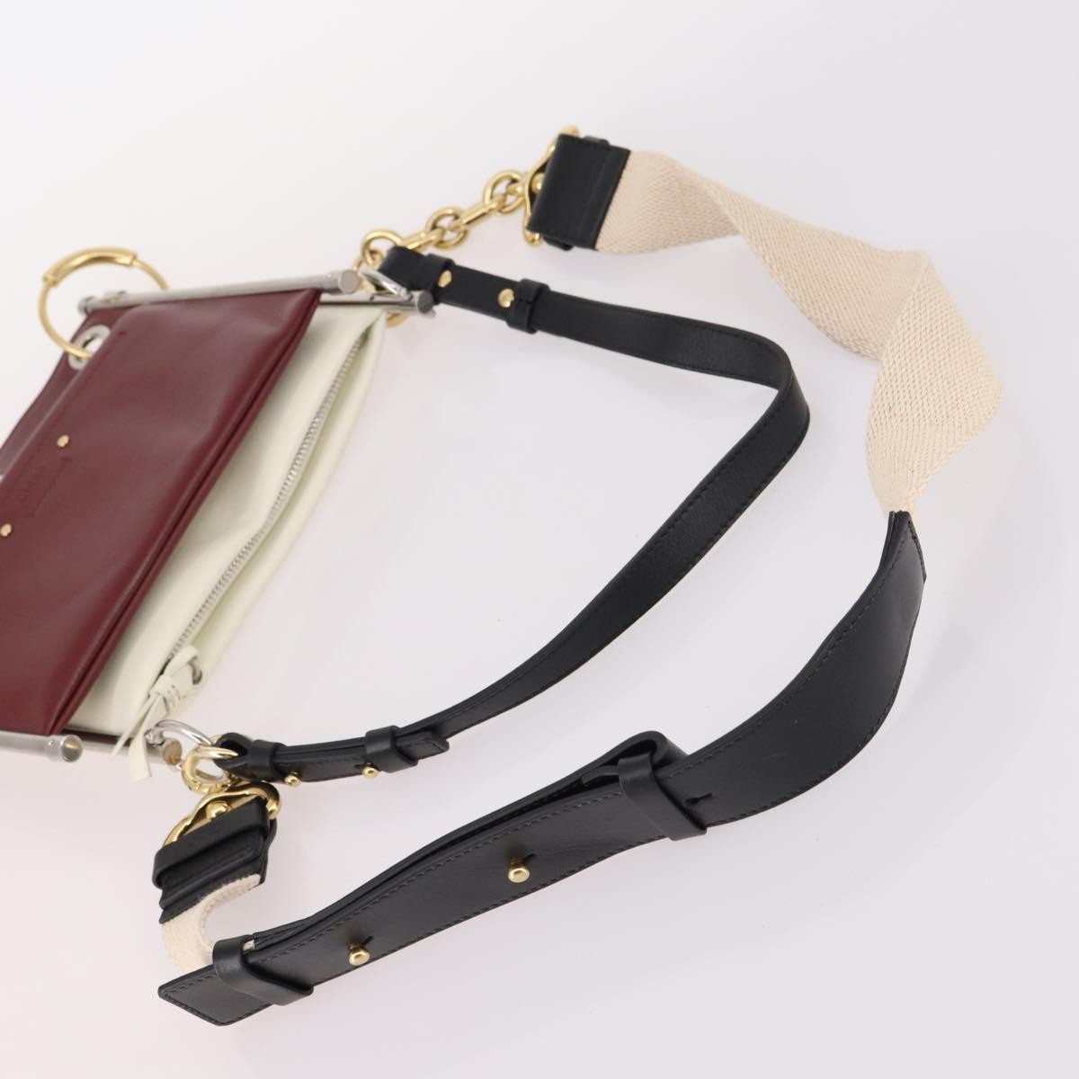 Chloe Roy Leather Burgundy Leather Bag (Pre-Owned)