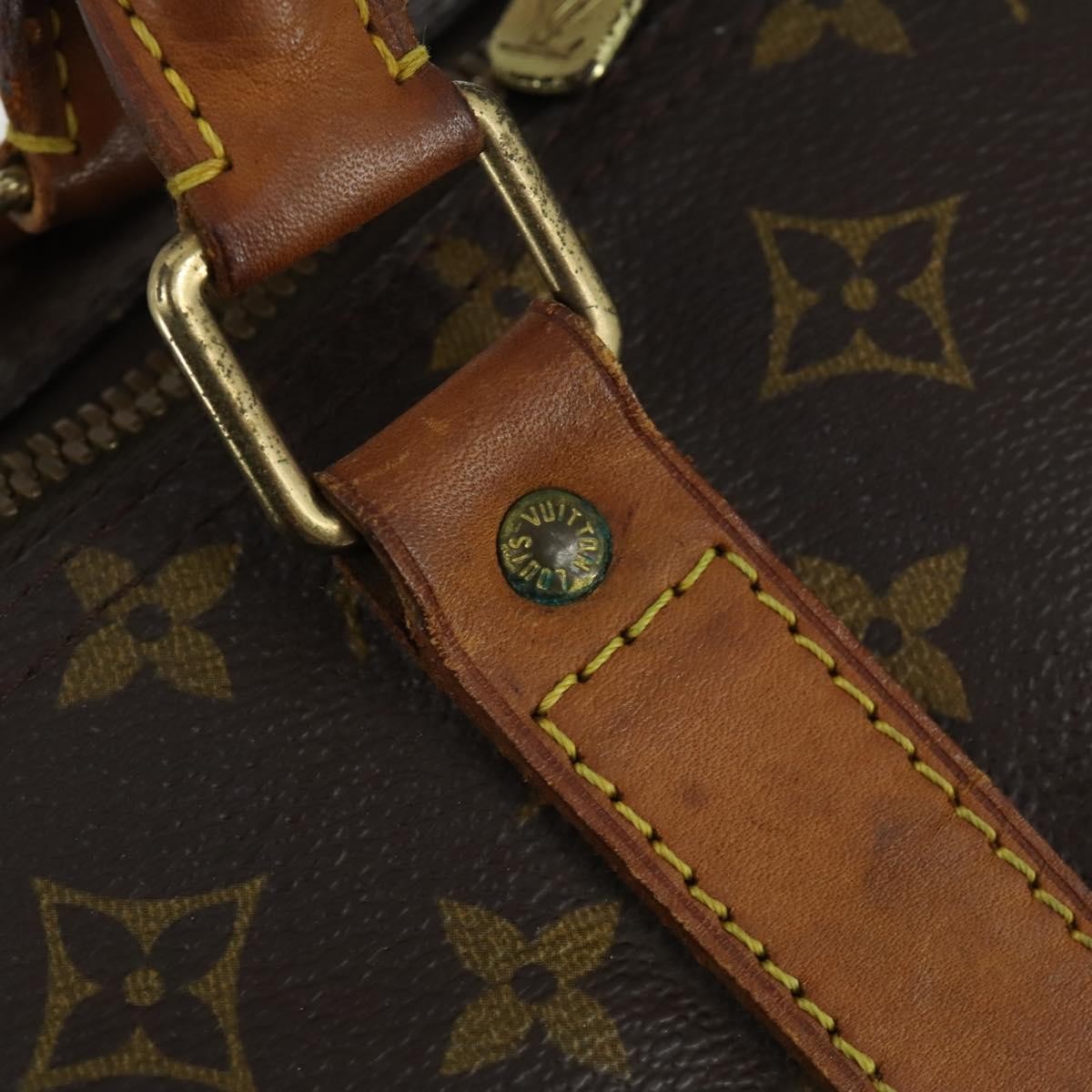 Louis Vuitton Keepall Monogram Canvas Brown Canvas Travel Bag Bag (Pre-Owned)