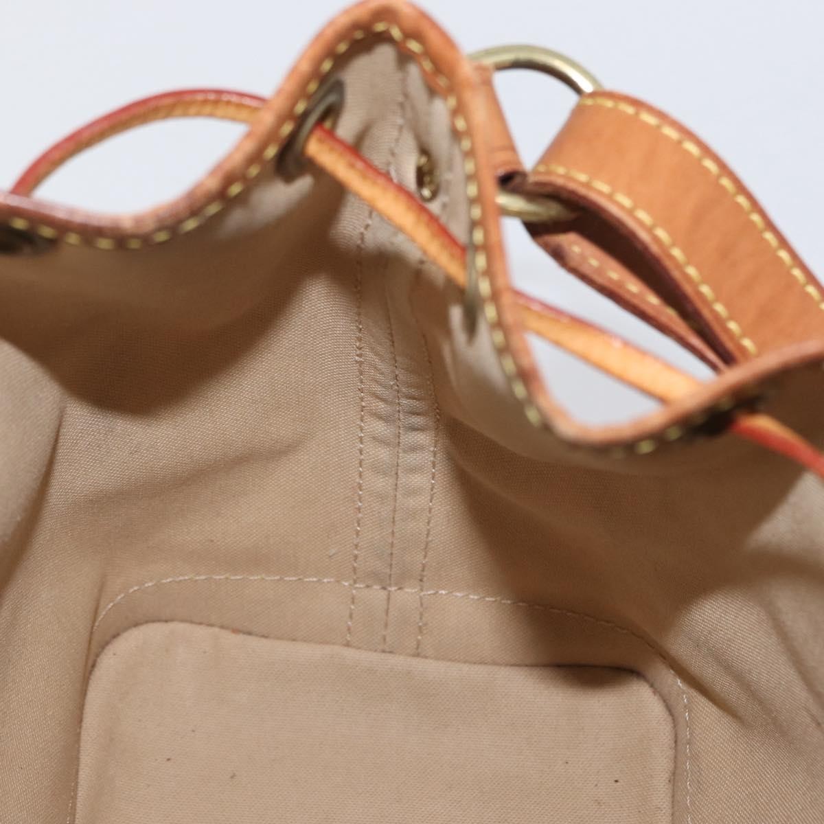 Louis Vuitton Noe Damier Ebene Beige Canvas Shoulder Bag Bag (Pre-Owned)