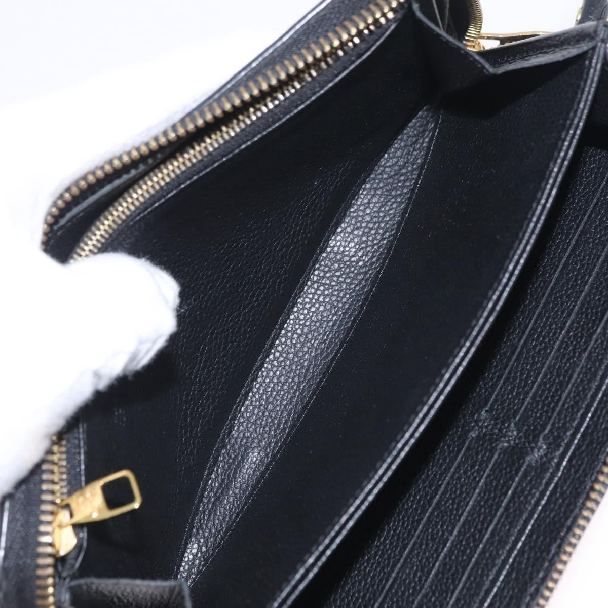 Louis Vuitton Portefeuille Zippy Monogramme Empreinte Monogramme Empreinte Black Leather Wallets Accessory (Pre-Owned)