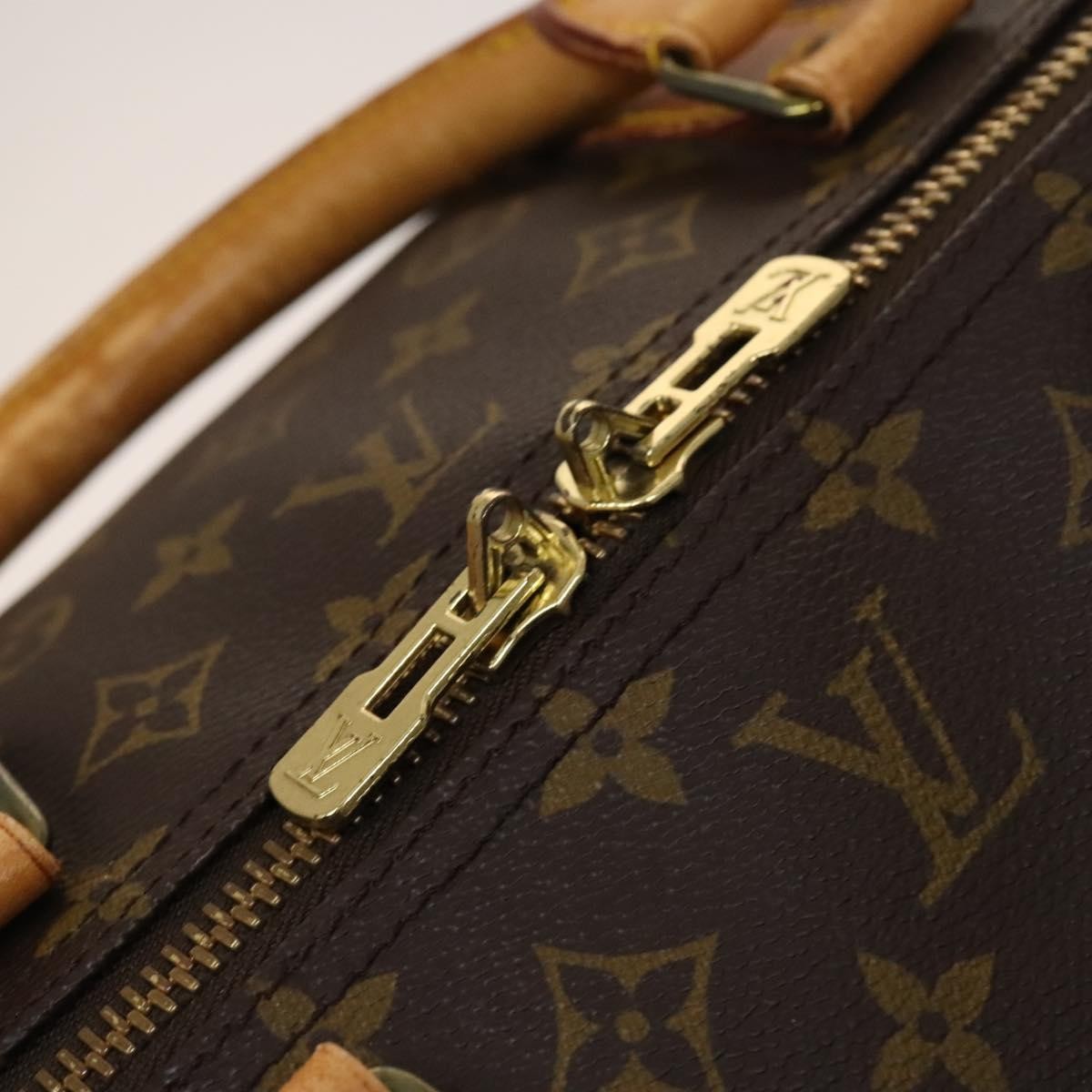 Louis Vuitton Keepall Monogram Canvas Brown Canvas Travel Bag Bag (Pre-Owned)