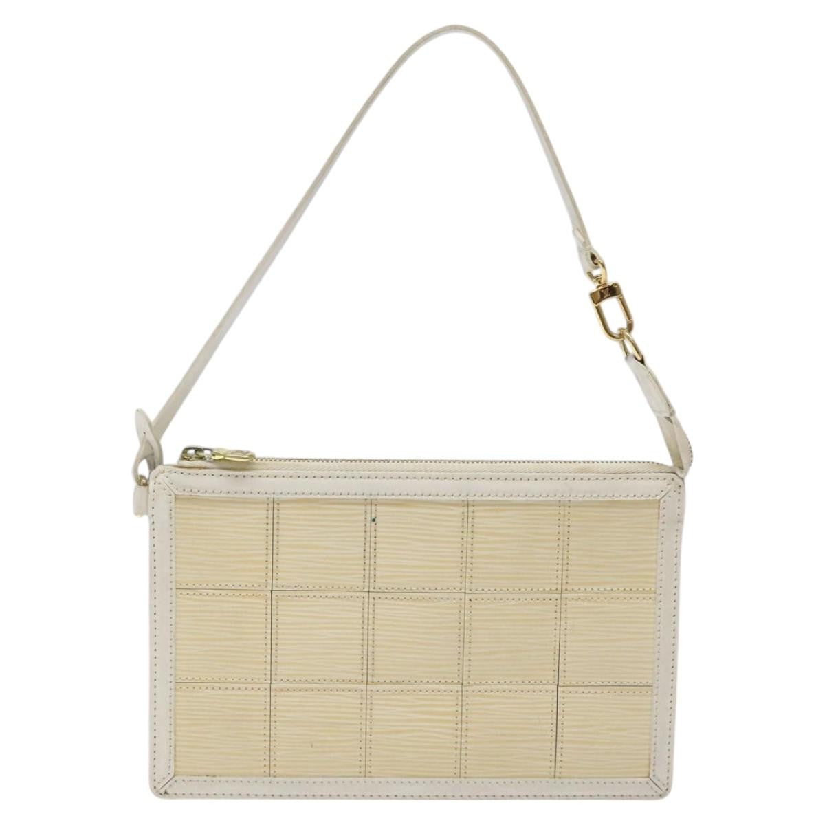 Louis Vuitton Delmonico Pochette Stretch Epi Leather Beige Leather Clutche & Pouche Bag (Pre-Owned)